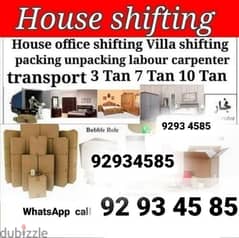 moving packing villa house shifting
