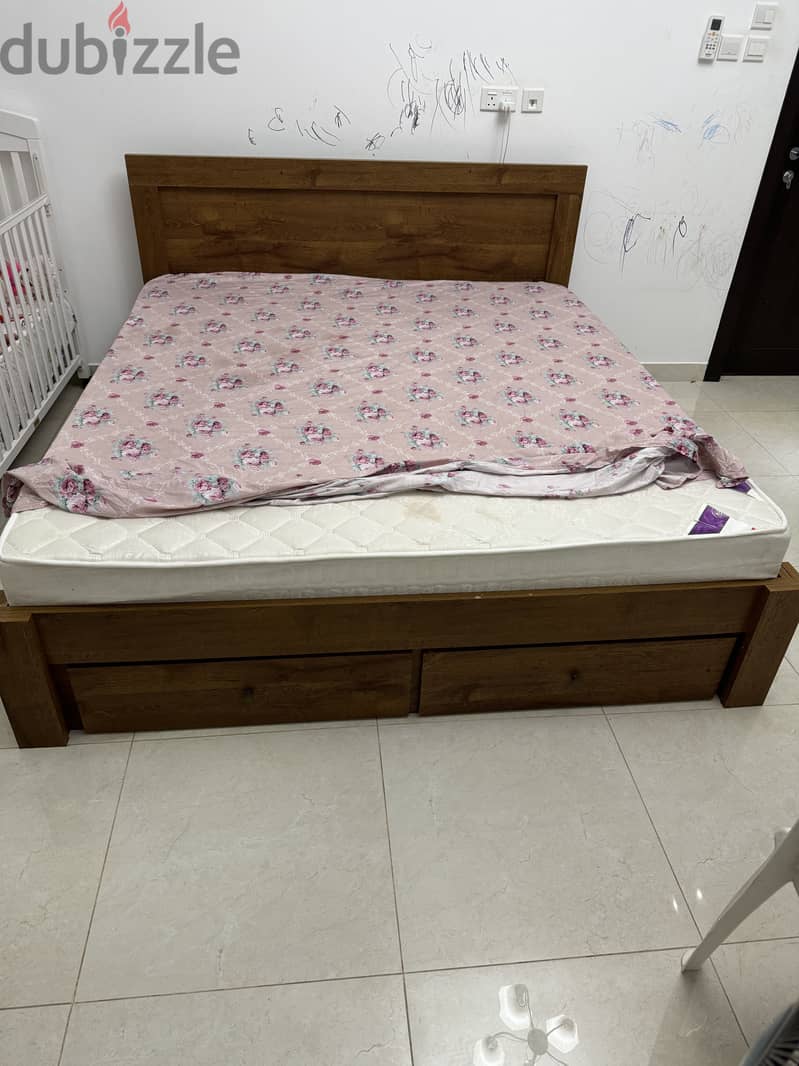 Bed Set + Mattress + Sofa for Sale 1