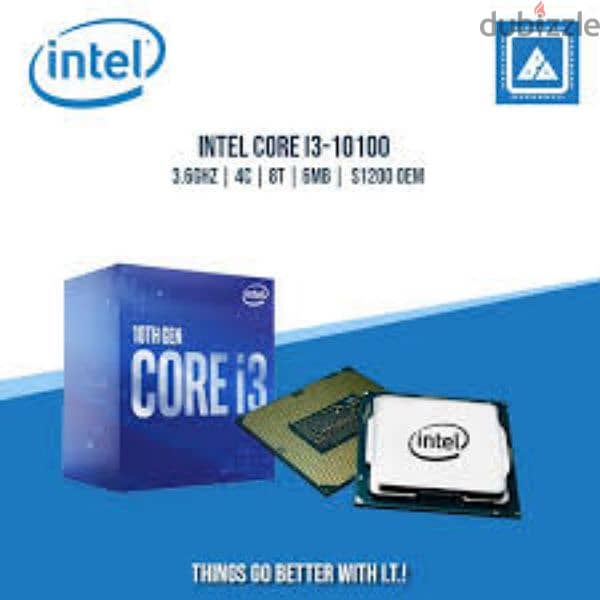 cpu with motherboard i3 10th 3