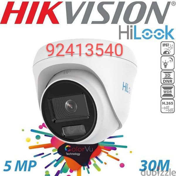 All type of CCTV Camera  Hikvision HD turbo 1080p  Ip camera HD 1