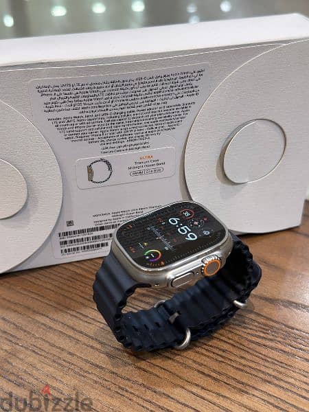 Apple watch ultra 1 , 49 mm , gps+cellular midnight ocean band 2