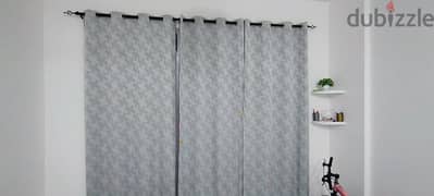 9 Neat and Clean Curtains and 5 Curtains Rod