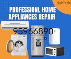 AC refrigerator and automatic washing machine electrical plumbing
