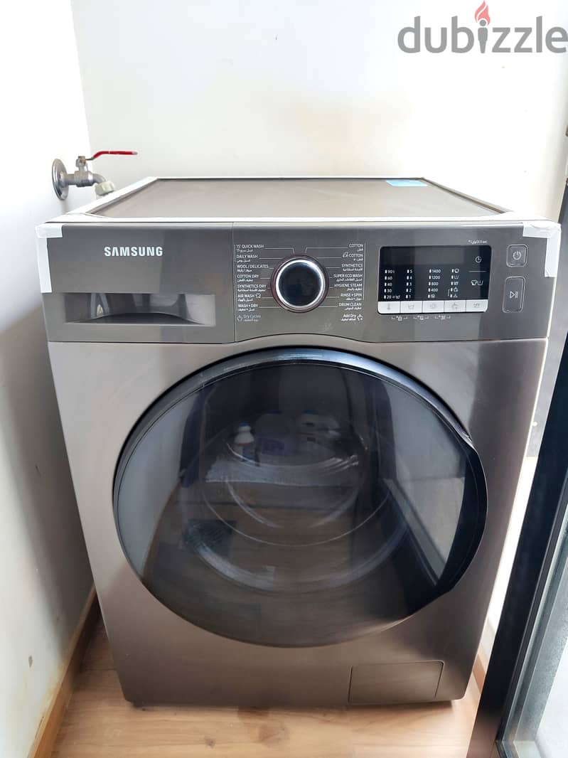 Samsung Washing and Dryer Machine WD80TA046BX 8KG X 6KG. 0