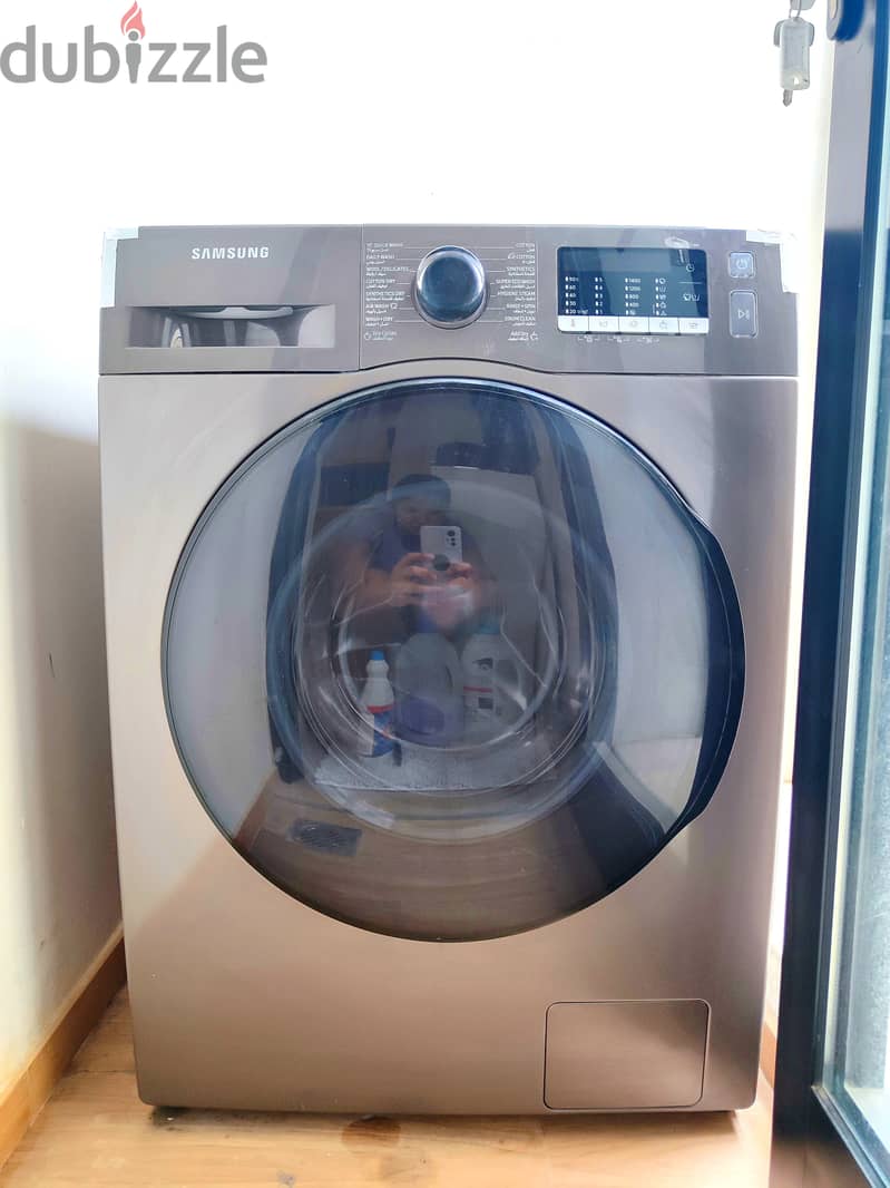 Samsung Washing and Dryer Machine WD80TA046BX 8KG X 6KG. 1