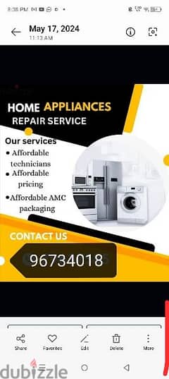 maintenance Automatic washing machine and refrigerator Rs,800000 0
