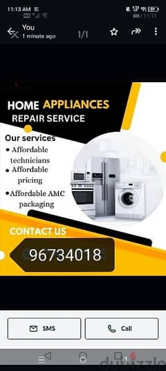 maintenance Automatic washing machine and refrigerator Rs,90000000