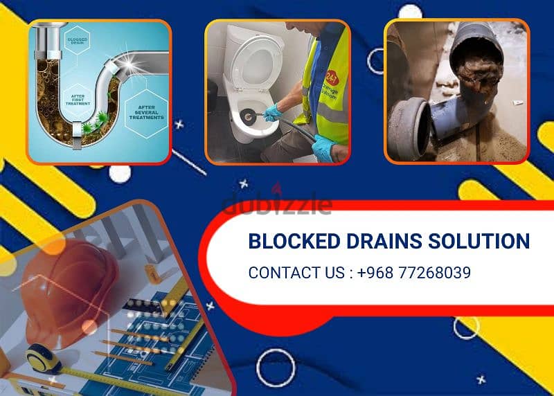 Clogged drain pipeline clearing | Drainage service company 0
