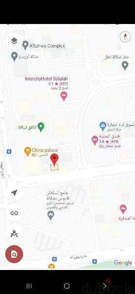 أرض تجارية في سلطنة عمان . ظفار ولاية صلاله السوق المركزي وسط صلاله 2