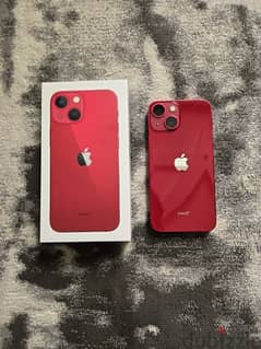 iPhone 13 mini red 128gb almost new condition