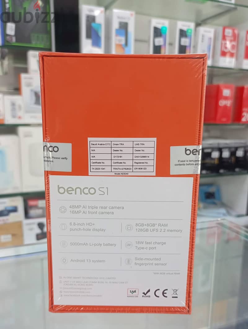 Mobile Benco S1 Smartphone (8GB Ram-128GB Storage) Brand New 1