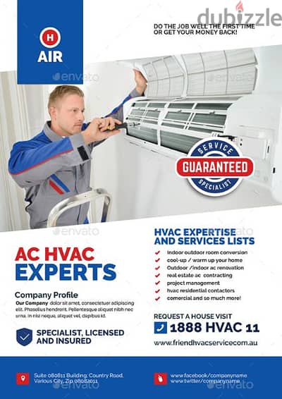 Washing ac service repair all