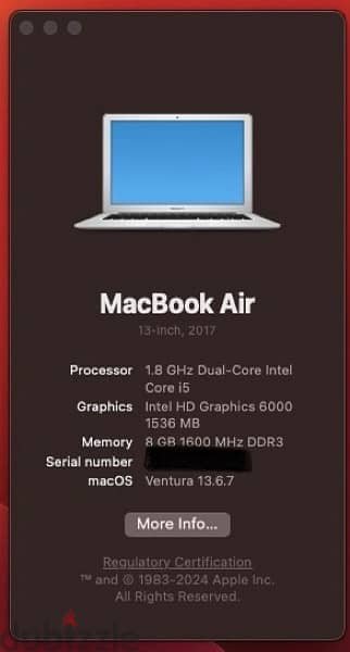 MacBook Air 2017 5