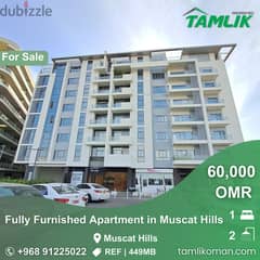 Fully Furnished Apartment for Sale in Muscat Hills | REF 449MB 0