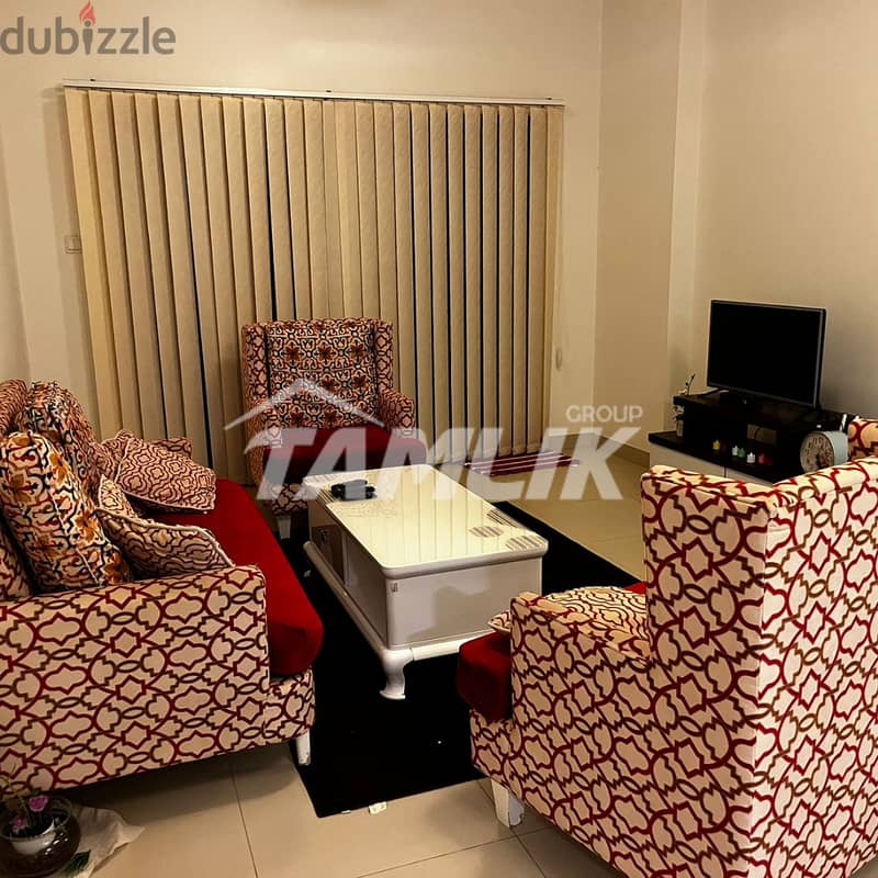Fully Furnished Apartment for Sale in Muscat Hills | REF 449MB 1