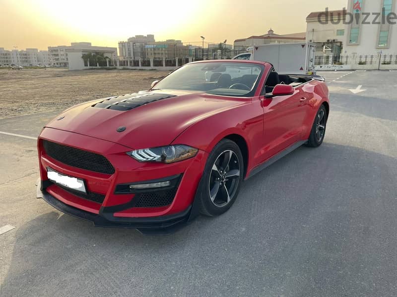 FORD MUSTANG 2021 ECOBOOST TURBO CONVERTIBLE 2.3L 4 CYL 7