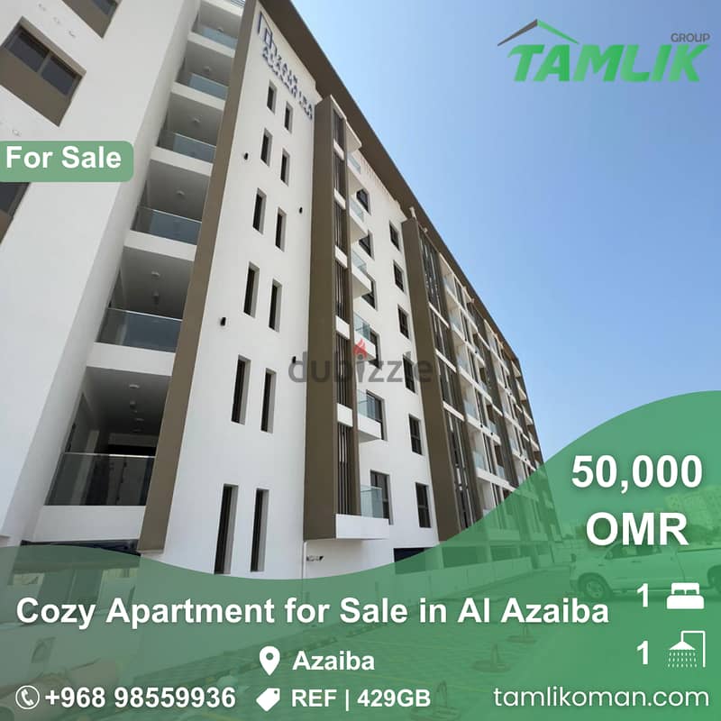 Cozy Apartment for Sale in Al Azaiba | REF 429GB 0