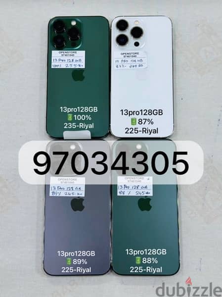 iPhone 13pro128 non used 100% battery clen condition 0