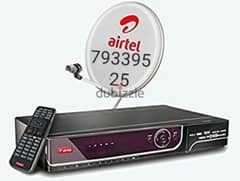 Airtel New Full HDD Receiver with  malyalam tamil telgu