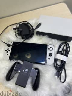 Nintendo Switch oled+ 2 games for sale or exchange 0