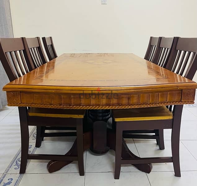 Dining Table and chair 6 pieces 1