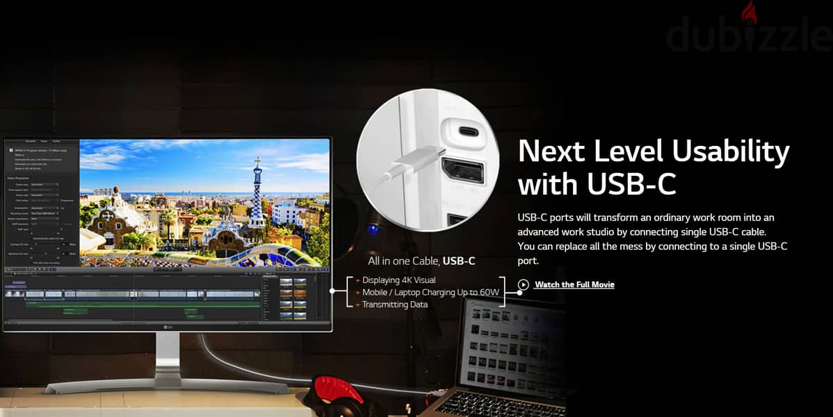 LG 27'' UHD 4K IPS Monitor OMR160 6