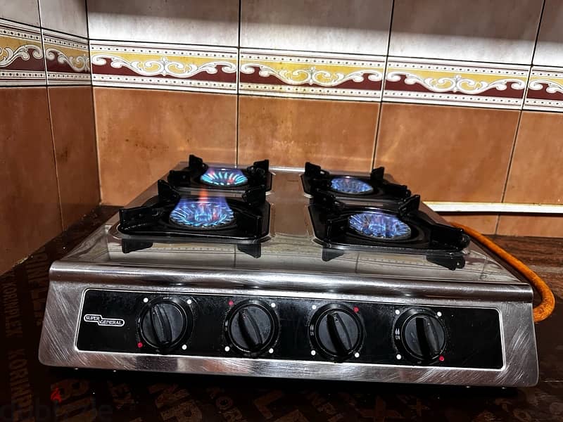 Table Top 4 Burner Gas Cooker for urgent sale today 3