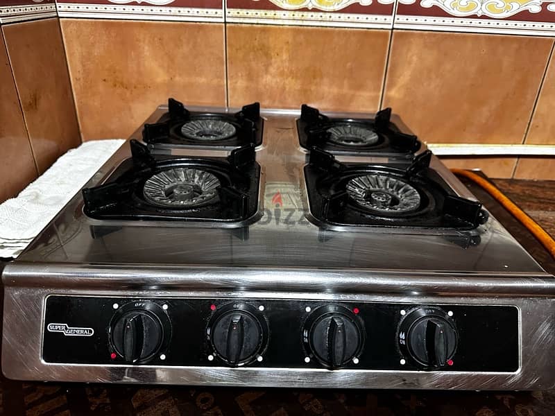 Table Top 4 Burner Gas Cooker for urgent sale today 4