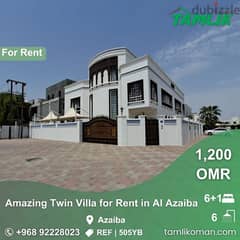 Amazing Twin Villa for Rent in Al Azaiba | REF 505YB 0