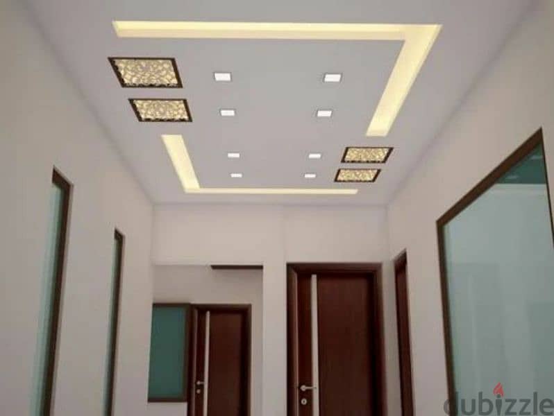 we do all type of painting work ,interior designing and gypsum board 3