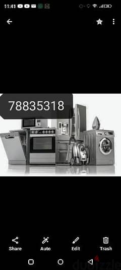 maintenance Automatic washing machine and refrigerator Rs5555