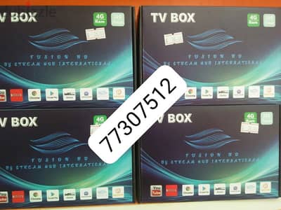 New Latest Tv Box with 1Year subscription