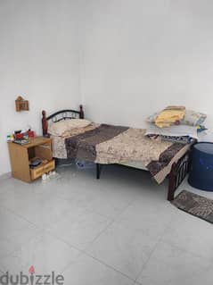 Bachelor Room For Rent (Bed Space 50 OMR ) one room 2 person 0
