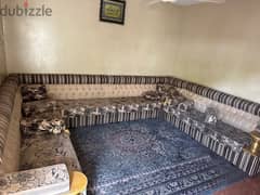 bed dressing cupboard and majlis sofa for sale