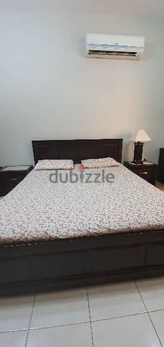 Homecentre wooden bedset in good condition 0