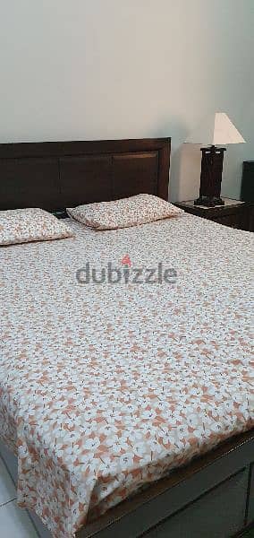 Homecentre wooden bedset in good condition 1