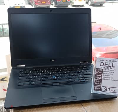 Dell Latitude 7470 Core i7 Laptop (32GB Ram / 512GB SSD)