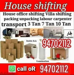 House Shifting Best Movers And Packer whats App 94702112