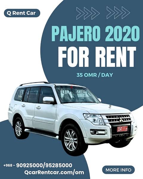 suv Land Cruiser 2024 nissan patrol 2021 pajero 2020 for rent 5