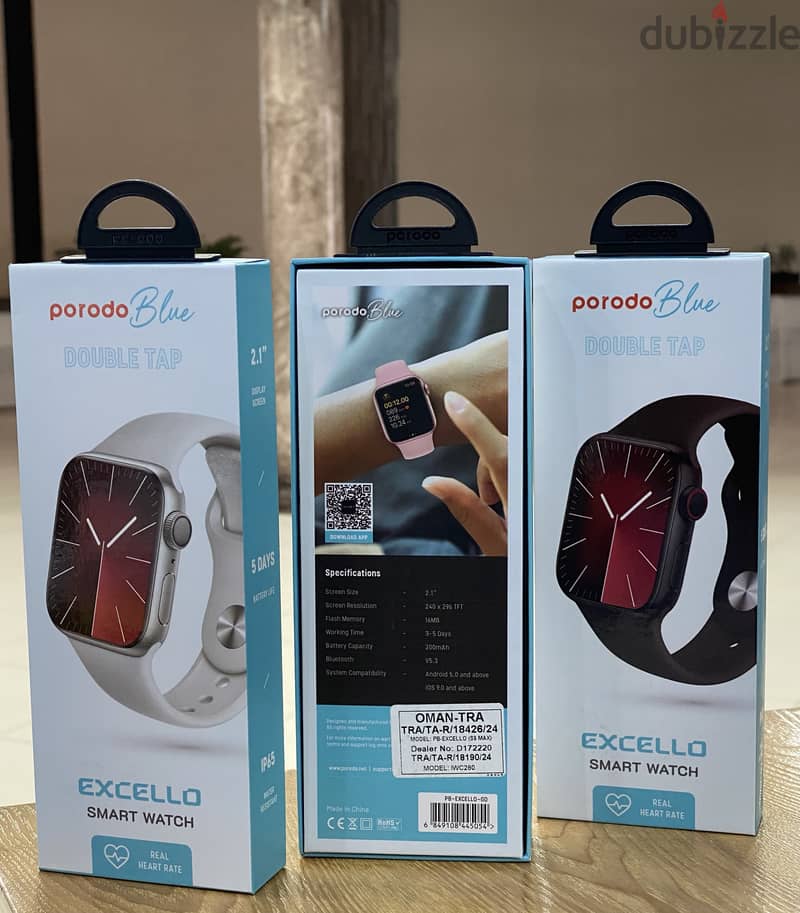 Porodo Blue EXCELLO Smart Watch 4