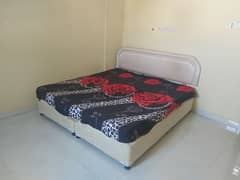 King size cot with mattresses 0