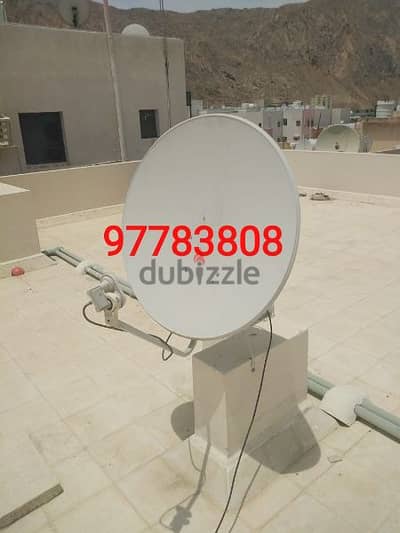 Home service  Nileset Arabset Airtel DishTv osn fixingSatellite dish