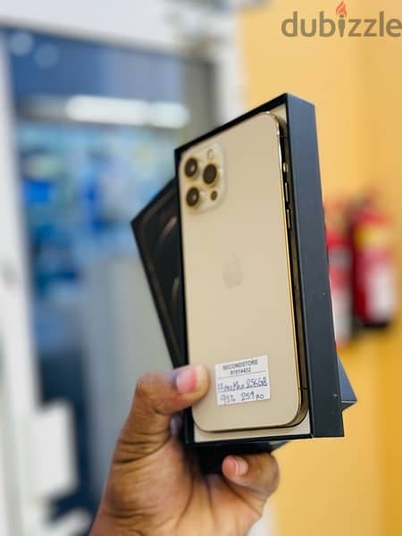 iPhone 12 pro max 256 GB golden color very good condition 93% battery 2