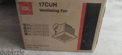 kdk cieling exust ventilating fan