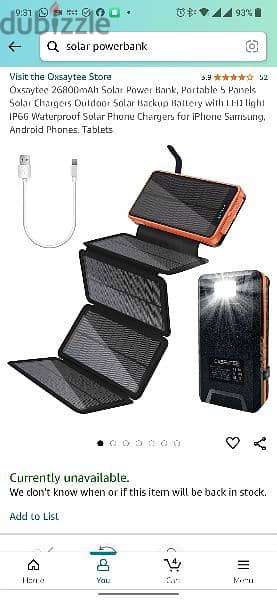 solar powerbank used only few times 3