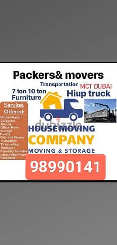 office Mover tarspot loading unloading and carpenters sarves