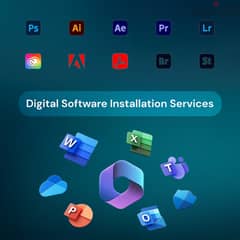 Install Microsoft Office and Adobe Cloud full