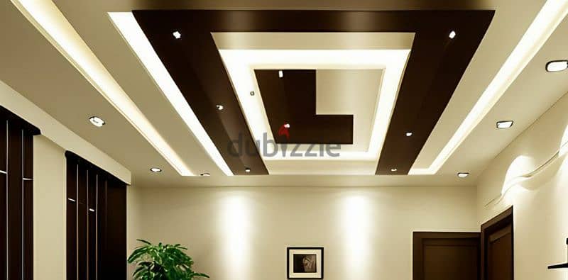 we do all type of painting work ,interior designing and gypsum board 1
