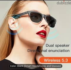Wireless 5.0 Smart Glasses Headphones: Outdoor Sports 0