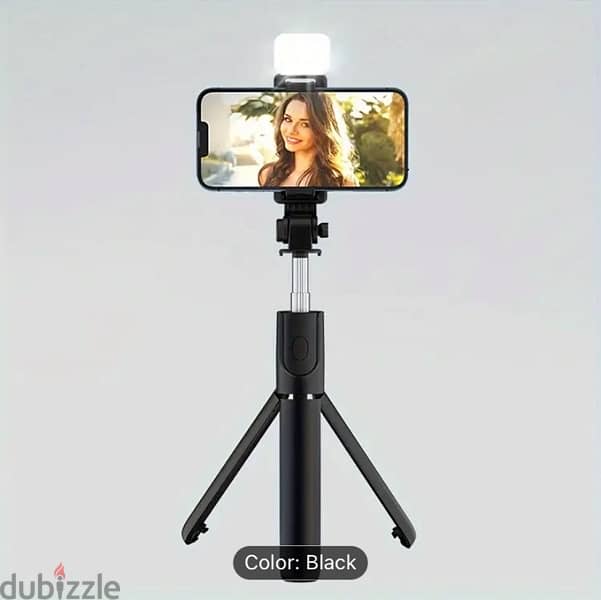 Wireless Selfie Stick Tripod With LED Fill Light, 2